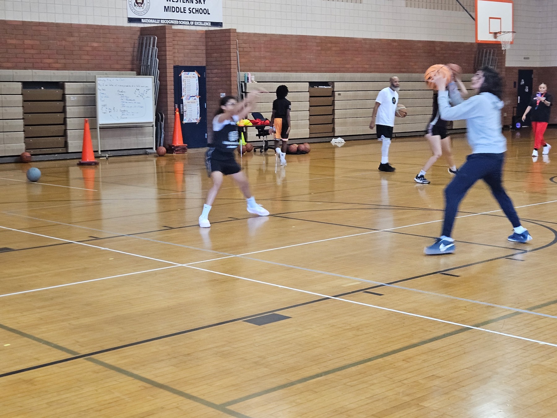 Campers shooting during a drill