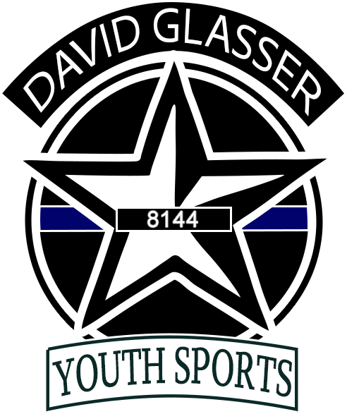 David Glasser Youth Sports memorial badge, 8144